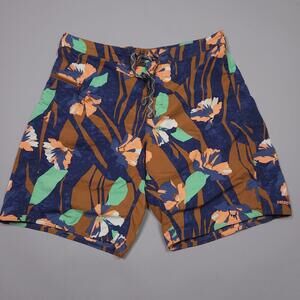 Patagonia Wavefarer Board Shorts Floral Outdoor Beach Swim Surf Preppy 36